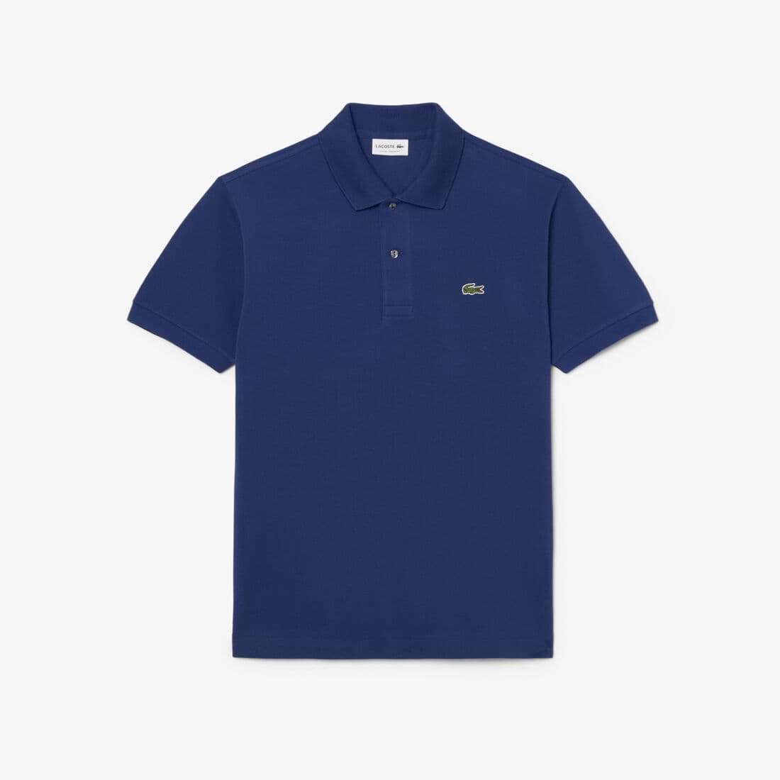 Lacoste L.12.12 Original polo in Navy Blue F9F, front view on a light background.